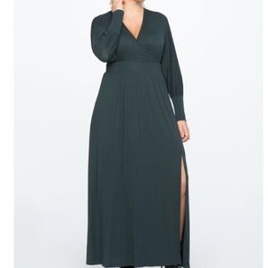 Floor length Green Maxi Dress